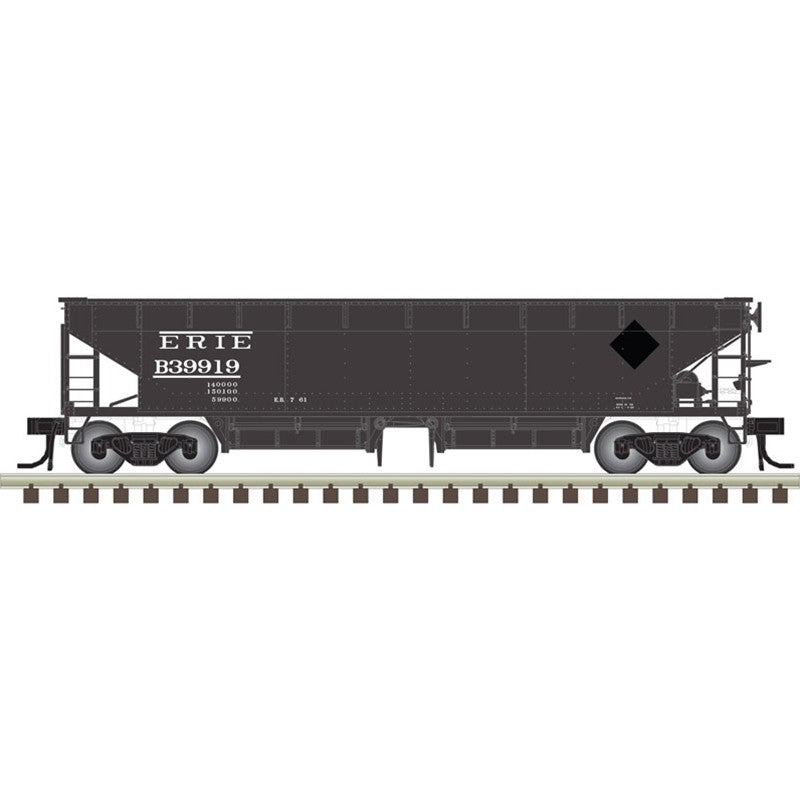 Atlas 50003537 N Erie Lackawanna 70 Ton Hart Ballast Car #39849