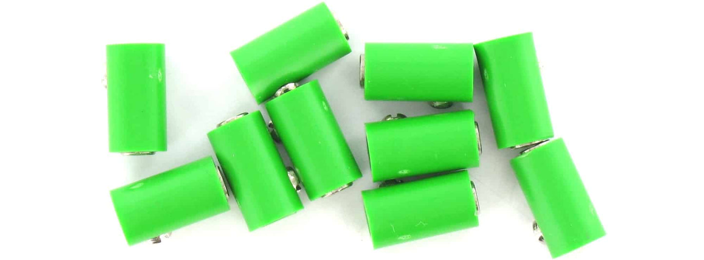 Brawa 3043 Round Sockets Green (10)