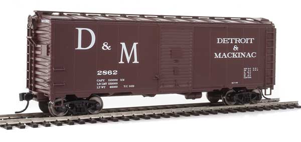 Walthers 910-2713 HO Detroit & Mackinac 40' AAR Modified 1937 Boxcar #2862