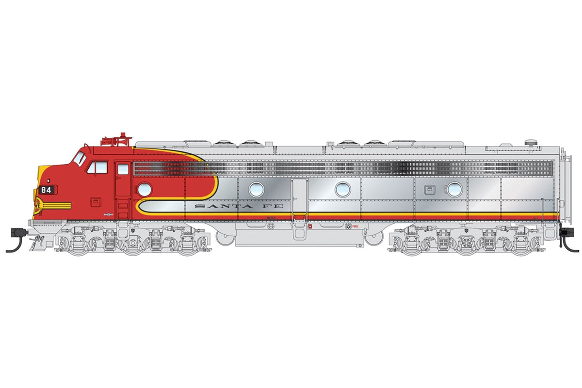 Walthers 920-49355 HO Santa Fe EMD E8Am - Standard DC #87L