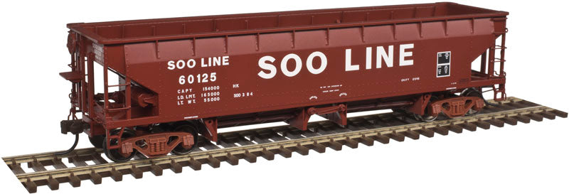 Atlas 20004564 HO Soo Line (Billboard Scheme) 70 Ton Hart Ballast Car #60103