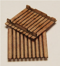 GCLaser 11102 HO Pallets Kit Laser-Cut Wood (Pack of 36)