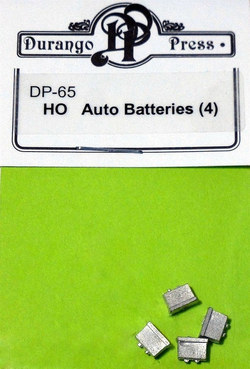 Durango Press 65 HO Auto Batteries (Pack of 4)