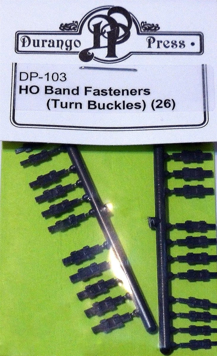 Durango Press 103 HO Band Fasteners (Turn Buckles) (Pack of 26)