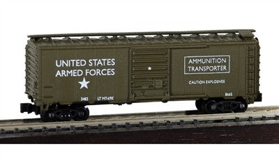 Model Power 83715 N U.S. Army 40' Ammunition Boxcar