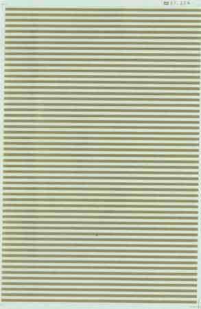 Microscale 91143 HO Gold 6" Width Stripes Decal Sheet