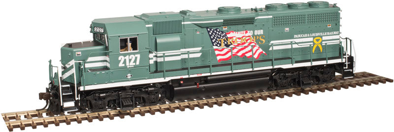 Atlas 10002384 HO Paducah and Louisville Low Nose GP40 Diesel Locomotive #2127