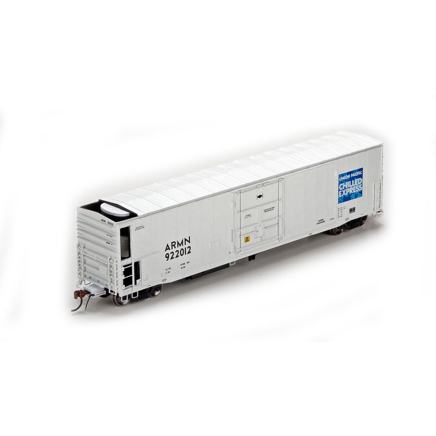 Athearn G63397 HO UP/ARMIN 57' Mechanical Reefer Blk Comp with Sound #922012