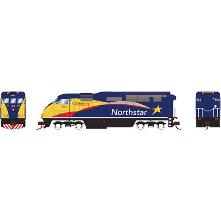 Athearn 6687 N Northstar F59PHI Diesel Locomotive #504