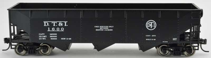 Bowser 42298 HO Detroit, Toledo and Ironton 70-Ton Offset Hopper RTR #1638