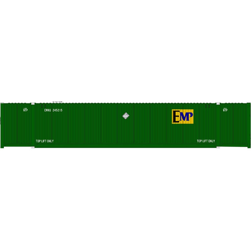 Atlas 20004624 HO EMP CIMC 53'-110" IH Container Set # 4 (Pack of 3)