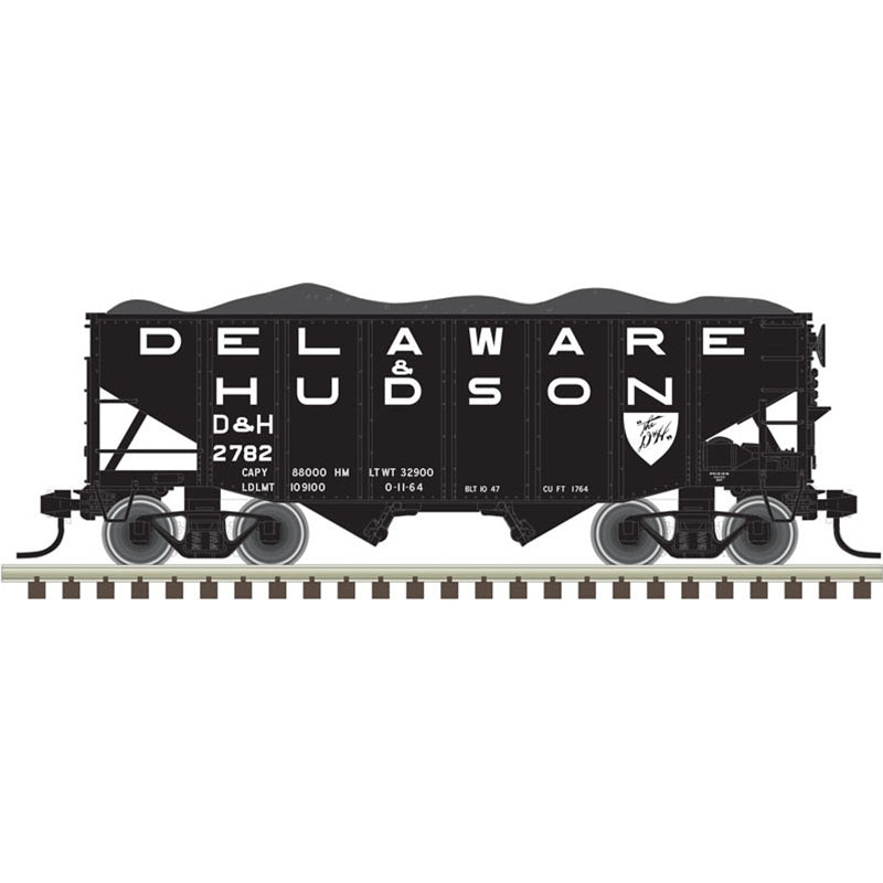 Atlas 50003705 HO Delaware & Hudson 55-Ton Hopper #2781, #2804, #2847 (3)