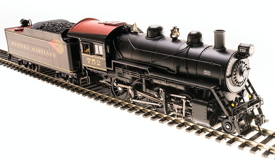 Broadway Limited 5537 HO WM 2-8-0 Steam Locomotive #752 w/Sound
