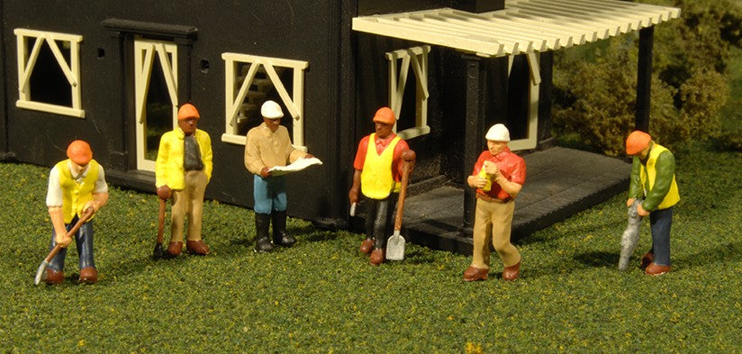 Bachmann 33166 O Civil Engineer Figures (Set of 6)