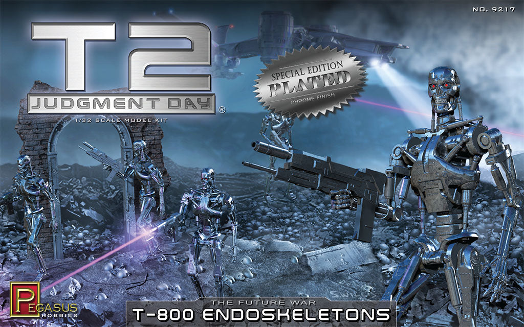 Pegasus Hobby 9217 Terminator 2 T-800 Endoskeltons