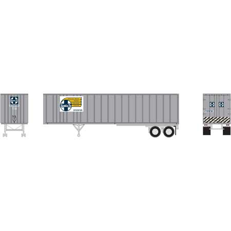 Athearn 15132 N Santa Fe 40' Exterior Post Trailer #207185
