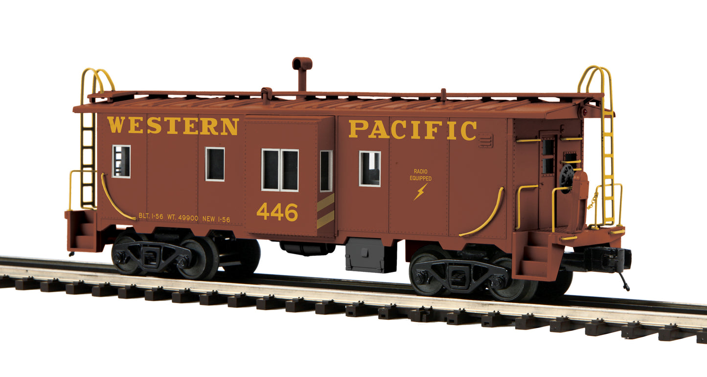 MTH 20-91603 O Western Pacific Bay Window Caboose #446, #449