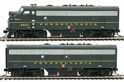 Walthers 910-19913 HO Pennsylvania EMD F7 A-B Diesel Loco Sound/DCC #9671/#9671B