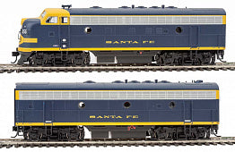 Walthers 9902 HO Santa Fe F7A-B Diesel Set #255L, 255A - Standard DC