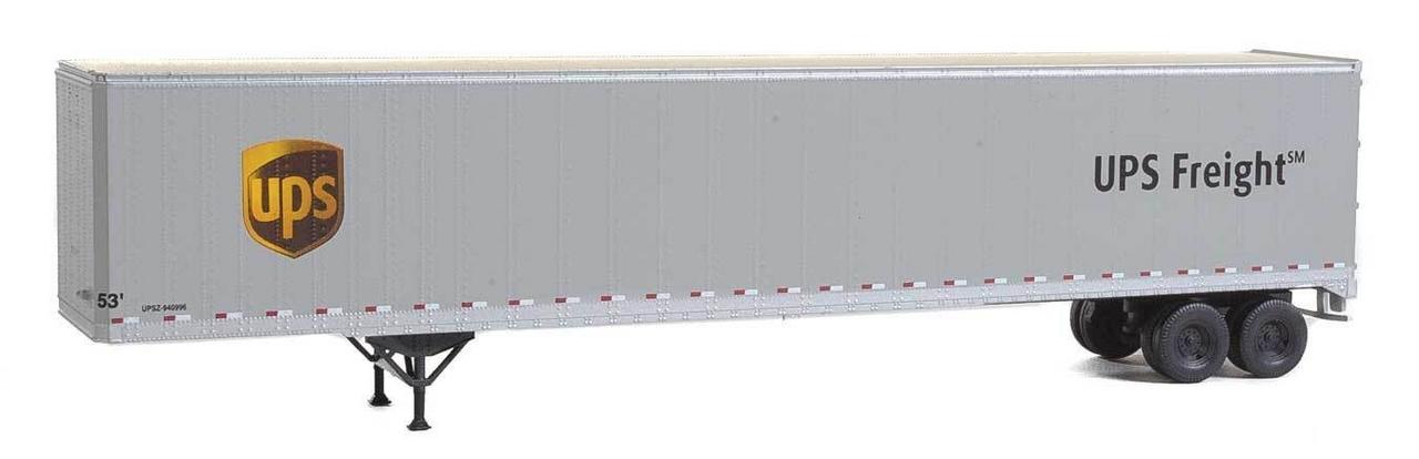 Walthers 949-2460 HO United Parcel Service 53' Stoughton Trailer (Set of 2)