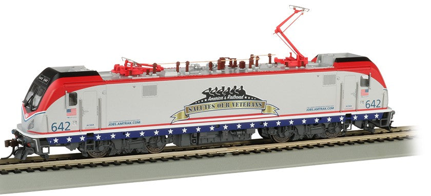Bachmann 67403 HO Amtrak Siemens ACS-64 Electrical Loco with DCC and Sound #642