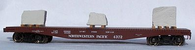 Motrak Models 81910 HO Flat Car/Gondola Granite Block Load