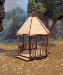 Osborn Model Kits RRA-1081 HO Gazebo Kit