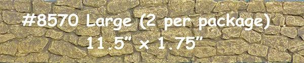 Chooch 8570 HO Large Sea Wall (Pack of 2)