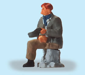 Preiser 29096 HO Sitting Disabled Person Figure