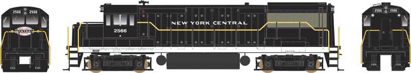 Bowser 24539 HO New York Central U25b with Sound #2563