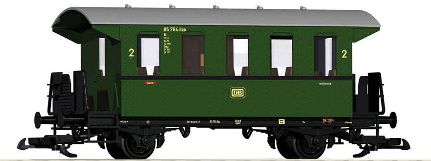Piko 37920 G Green Deutsche Bahn III 2-Axle 2 Class Coach