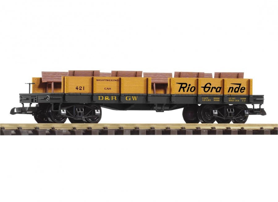 Piko 38735 G Denver & Rio Grande Western Sightseeing Car with Seats #421