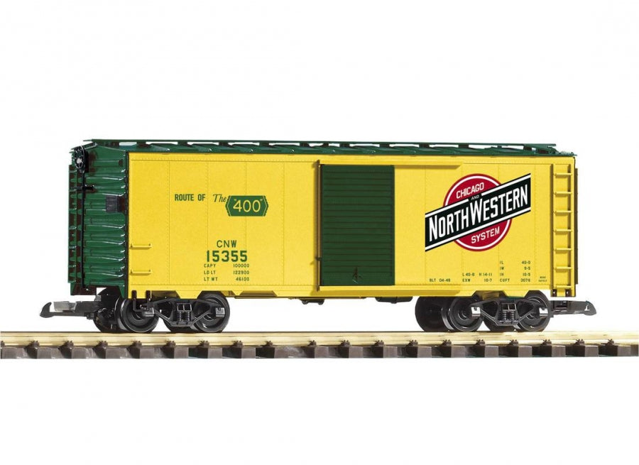 Piko 38873 G Chicago North Western Steel Boxcar #15355