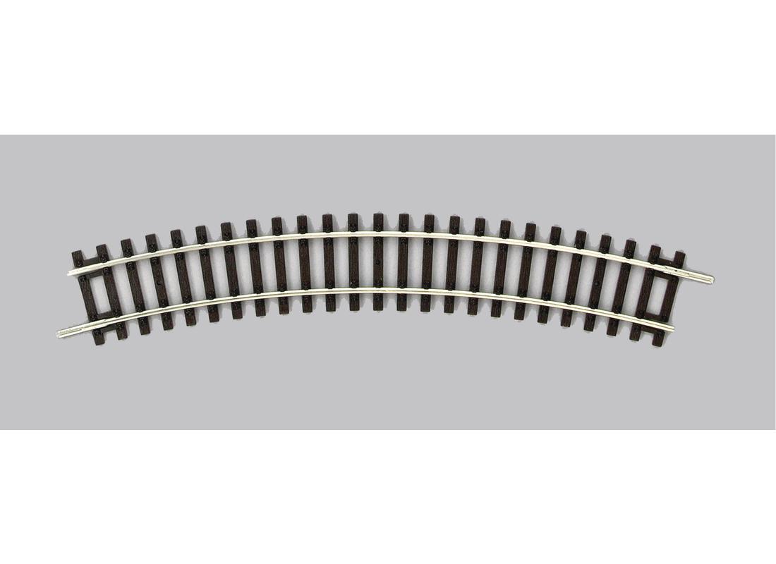 Piko 55211 HO Code 100 Nickel Silver R1 30° Curved Track Section