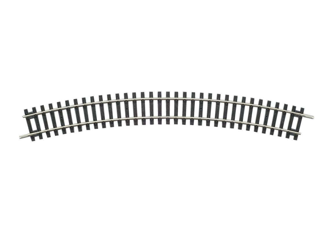 Piko 55213 HO Code 100 Nickel Silver R3 30° Curved Track Section (Pack of 6)