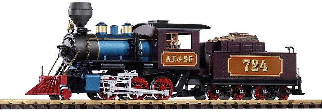 Piko 38217 G Santa Fe Mogul Locomotive with Sound #724