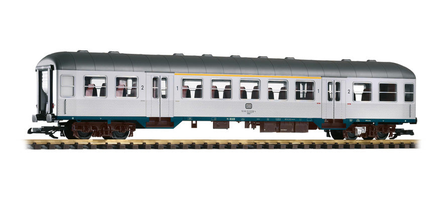 Piko 37630 G Deutsche Bahn IV Silver Coin Coach 1/2 Class Stainless