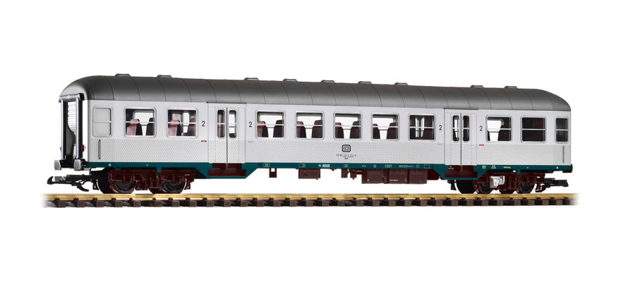 Piko 37631 G Deutsche Bahn IV Silver Coin Coach 2 Class Stainless