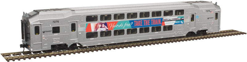 Atlas 20004828 HO NJ Transit Safety Slogan "Hands Free" Multi-level Trailer