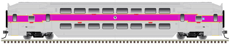 Atlas 20004846 HO MBTA Multi-level Trailer #761
