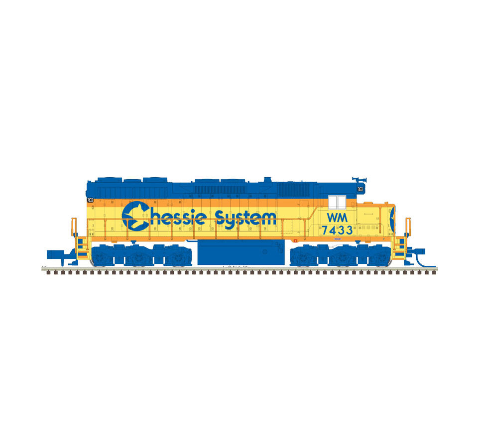 Atlas 40003718 N Chessie System (WM) EMD SD-35 Low Hood Diesel Locomotive #7435