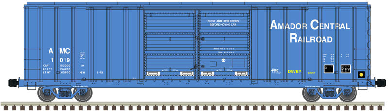 Atlas 20004607 HO Amador Central FMC 5503 Double Door Box Car #1019