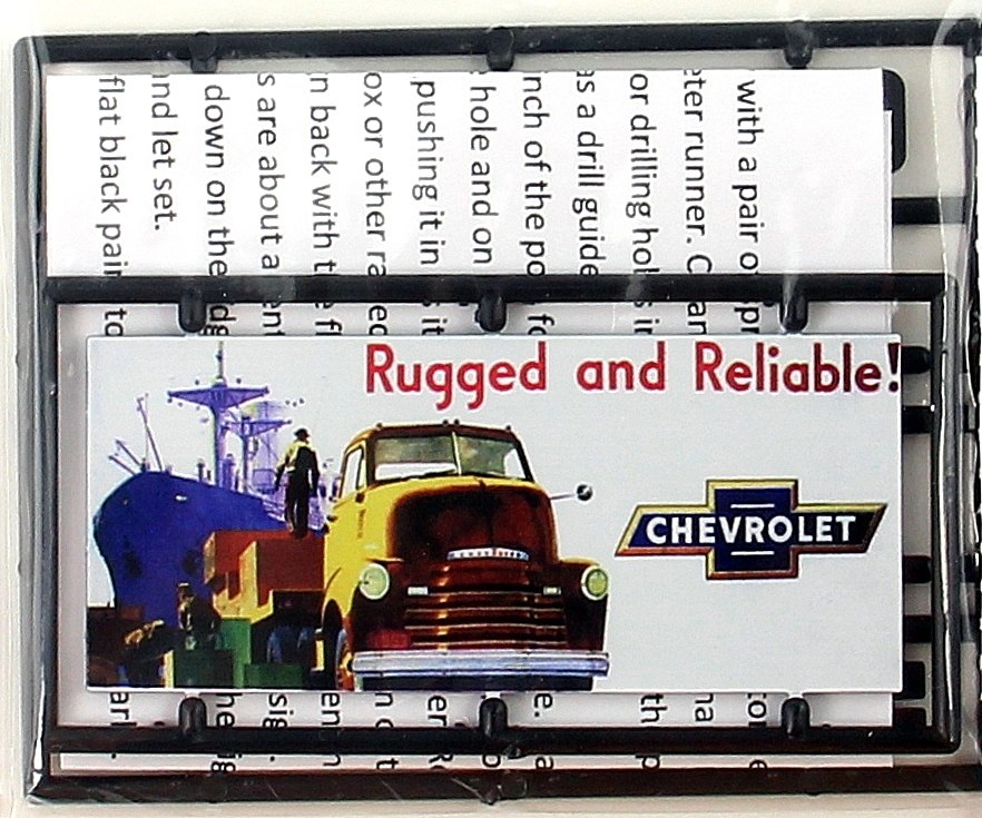 Tichy 2657 N 1953 Chevrolet Truck Billboard Kit