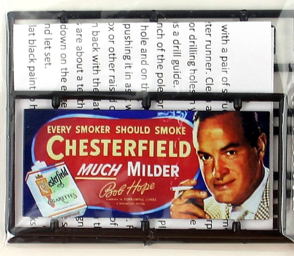 Tichy 2658 N Bob Hope Chesterfield Billboard Kit
