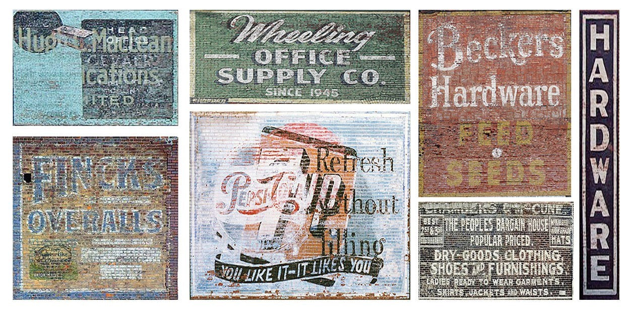 T2 Decals HOGHOS026 HO Ghost Sign Decals #26