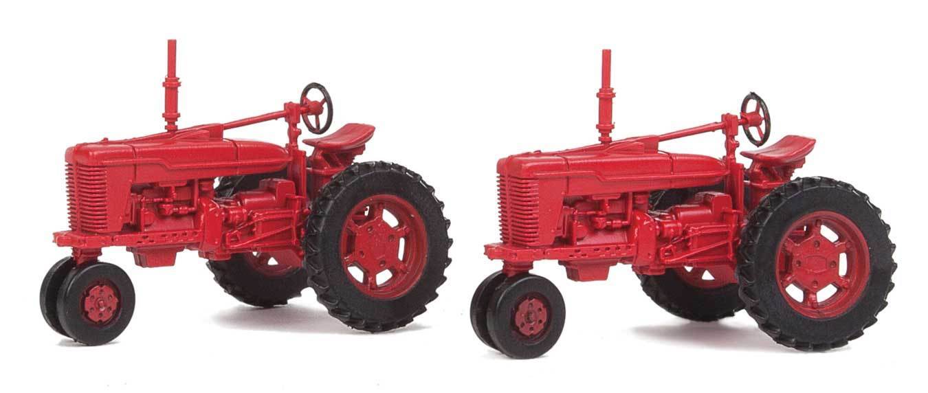 Walthers 949-4160 HO Assembled Red Farm Tractor (Pack of 2)