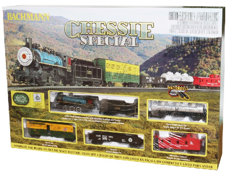 Bachmann 00750 Chessie Special HO Gauge Steam Starter Freight Train Set