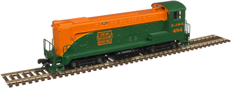 Atlas 40003638 N Elgin Joliet & Eastern VO-1000 Locomotive (Green/Orange) #481