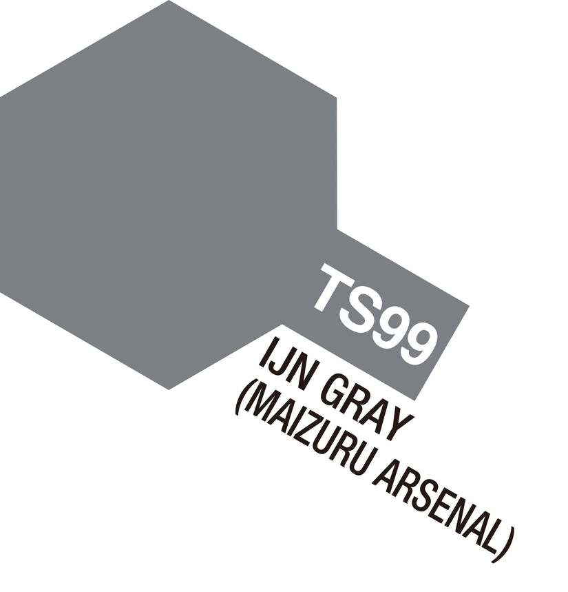 Tamiya 85099 TS-99 IJN Gray - 100 ml Lacquer Spray Paint Can