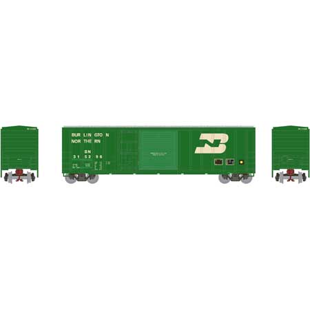 Athearn 24564 N Burlington Northern 50' FMC Combo Door Box #315296